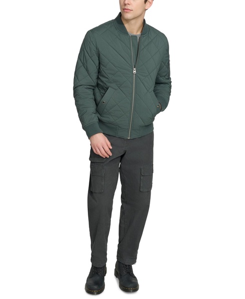 Men's Quilted Fashion Bomber Jacket