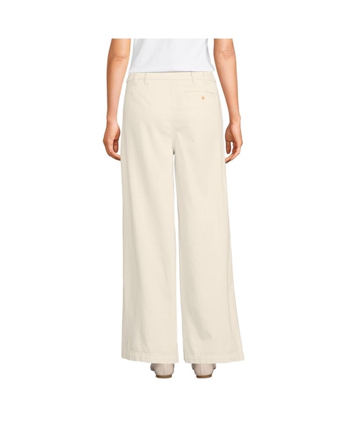 Women's Lightweight Denim Mid Rise Pleated Slouchy Jeans