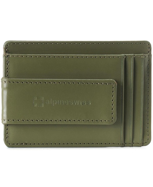 Mens RFID Minimalist Money Clip Front Pocket Wallet Slim ID Holder