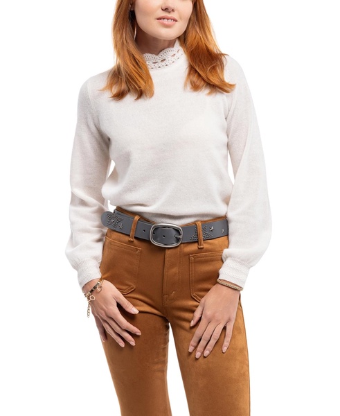 Women's Glory Star Leather Belt