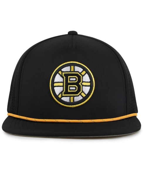 Men's Black Boston Bruins Buxton Pro Tech Adjustable Hat