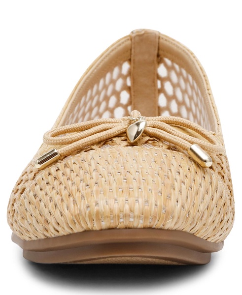 Women's Luci Raffia Cap Toe Ballet Flats