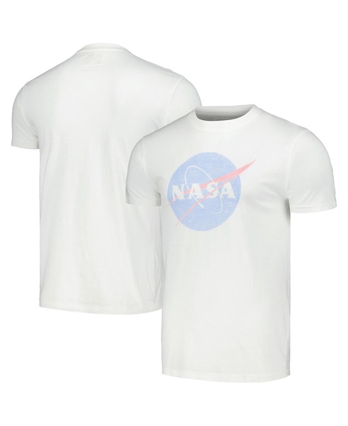 Men's White NASA Vintage Like Fade T-Shirt