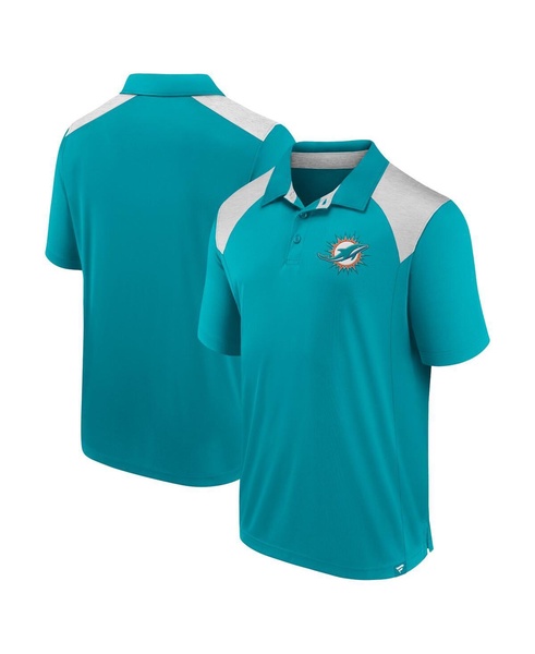 Men's Aqua Miami Dolphins Primary Polo