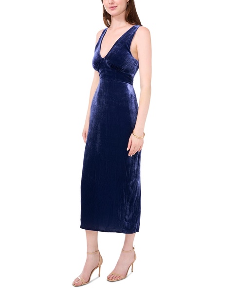 Women's Velvet Midi Dress
