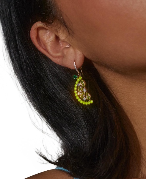 by Nadri 18k Gold-Plated Mixed Stone Lemon Drop Earrings