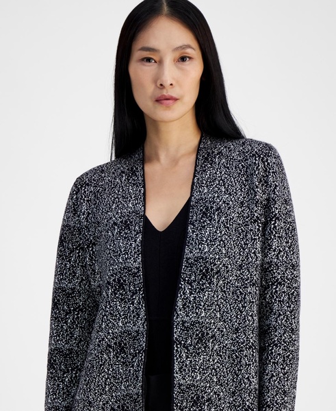 Women's Fitted Open-Front Cardigan