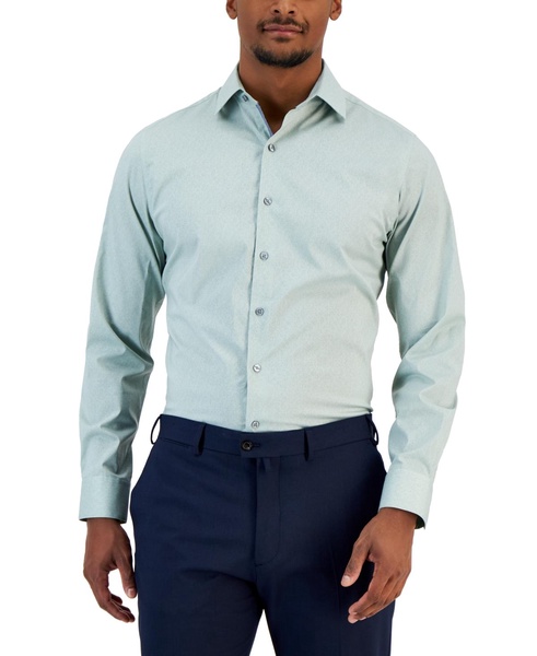 Slim Fit Men's Vine Print Dress Shirt, Created for Macy's