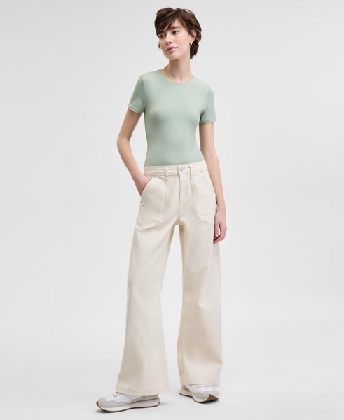 Women's Darted Wide-Leg Pants, Regular & Petites,  Exclusively at Macy's