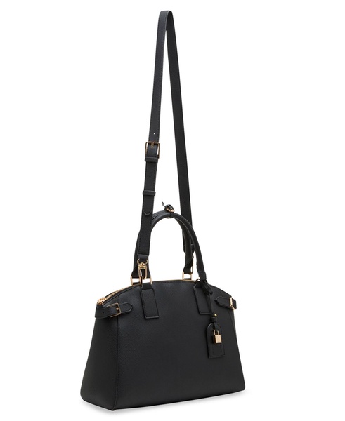 Belted Curved with Convertible Strap Satchel Bag