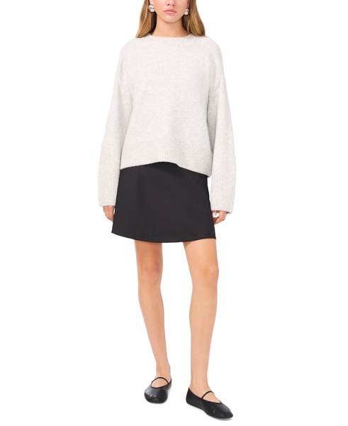 Women's Crew Neck Raglan Wide-Sleeve Sweater