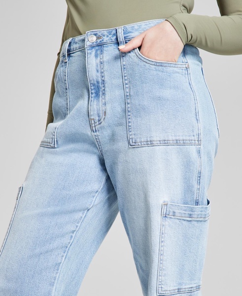 Women's High Rise Utility Denim Jeans 