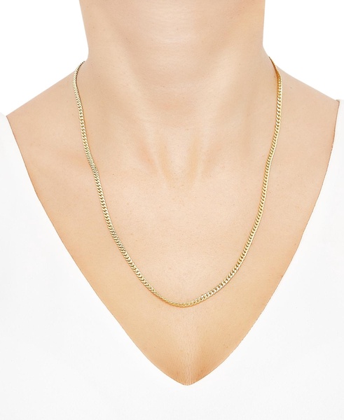 Miami Cuban Link 22" Chain Necklace (3mm) in 14k Gold