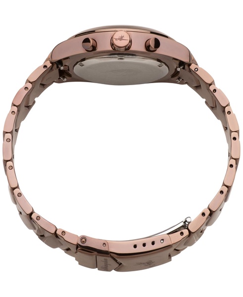 Women's Katherine Chronograph Multifunctional Chocolate Ion-Plated Stainless Steel Bracelet Watch 40mm