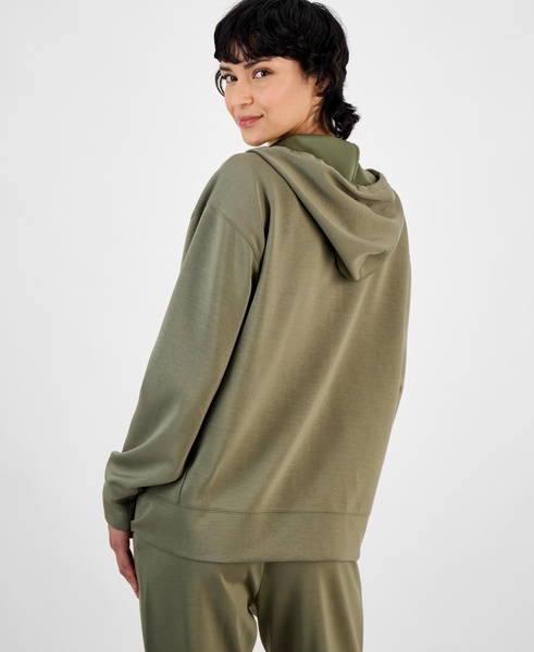 Women's Zippered Drawstring Hoodie, Exclusively at Macy's 