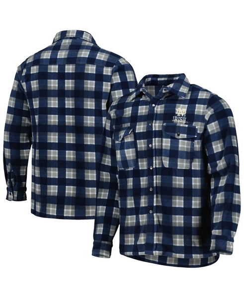 Men's Navy Notre Dame Fighting Irish Ellis Full-Snap Jacket