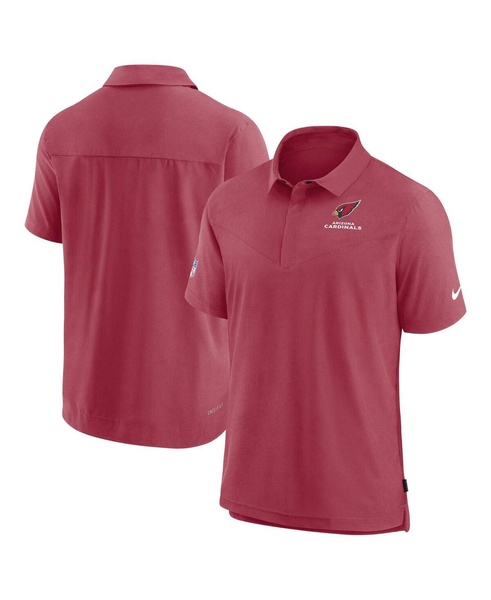 Men's Cardinal Arizona Cardinals Sideline Lockup Performance Polo