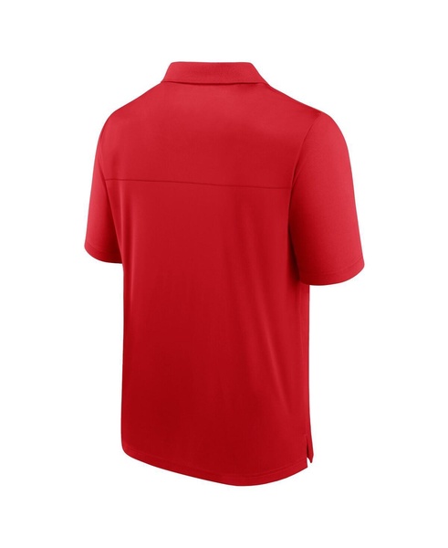Men's Red Detroit Red Wings Left Side Block Polo Shirt
