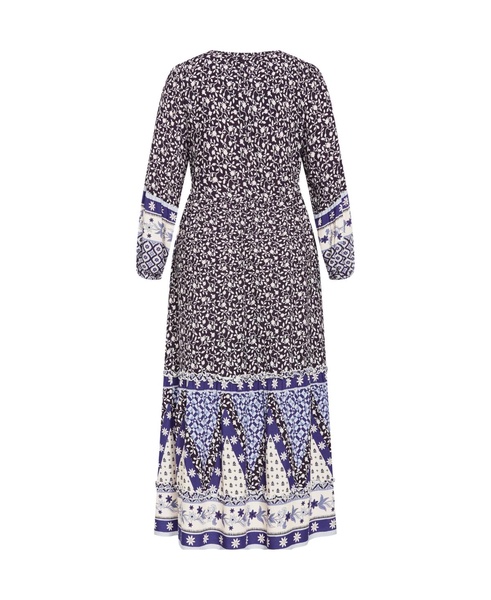 Plus Size Faith Placement Maxi Dress