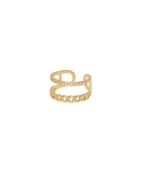 Wanderer Crystal and Gold - Tone Ring