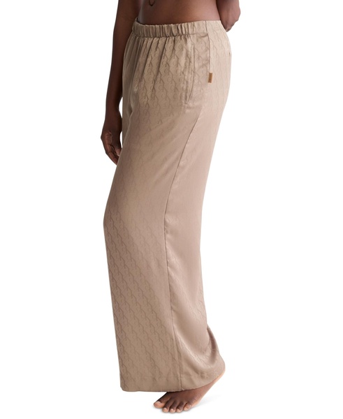 Women's Satin Jacquard Sleep Pants QS7304