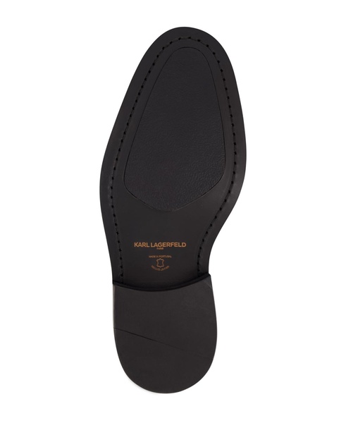Men's White Label Leather Cap Toe Dress Shoes