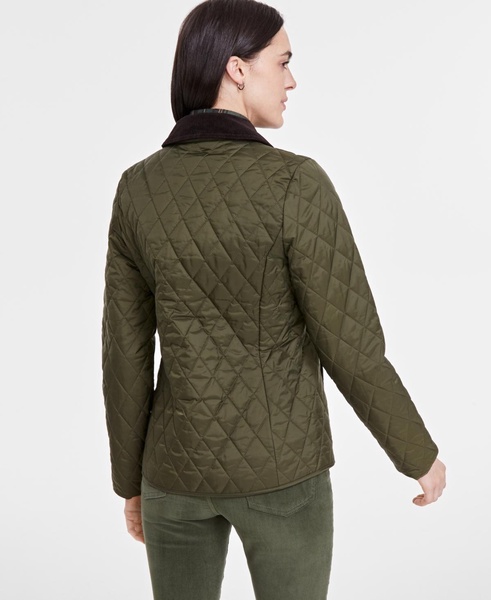 Women's Ombersley Quilted Corduroy-Collar Jacket, Created for Macy's