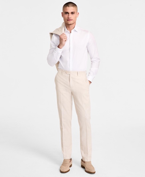 Men's Slim-Fit Linen Suit Pants, Exclusively at Macy's