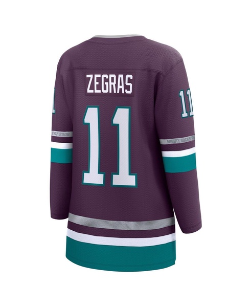 Branded Women's Trevor Zegras Purple Anaheim Ducks Alternate Premier Breakaway Player Jersey