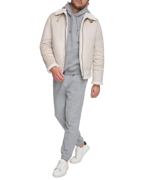 Men's Classic Faux Shearling B-3 Bomber Jacket