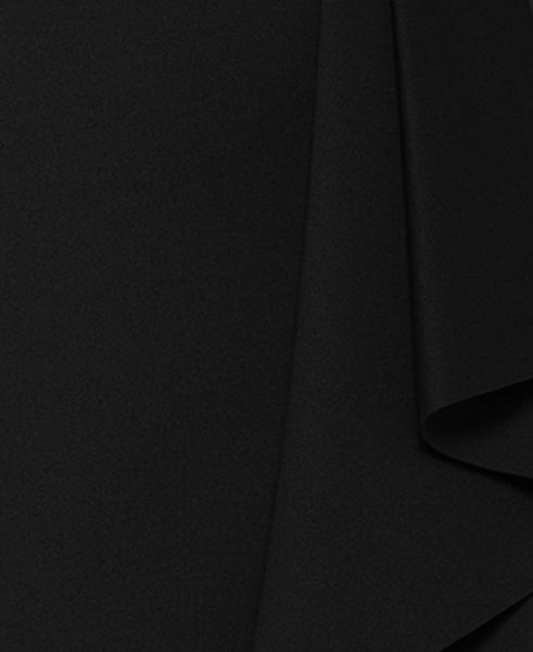 Women's Draped 3/4-Sleeve Sheath Dress