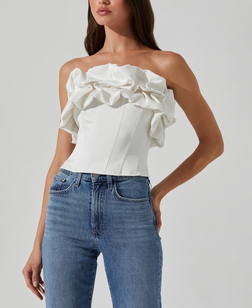 Women's Sarahi Ruffled Strapless Top