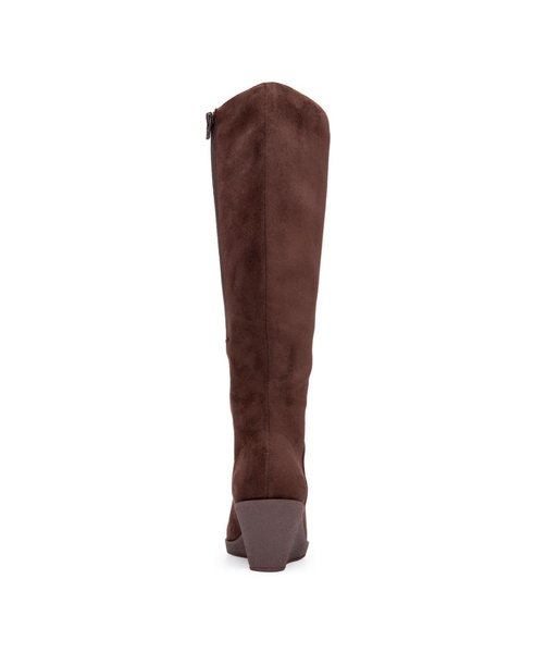 Women's Tall Binocular Regular Calf Wedge Boots