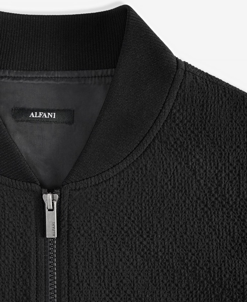 Men's Modern Puckered Zip-Front Bomber Jacket, Exclusively at Macy's