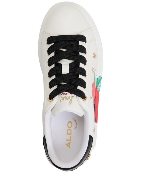 Women's Lovekiss Embellished Lace-Up Platform Sneakers