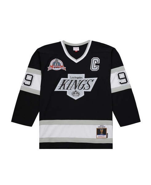 Men's Wayne Gretzky Black Los Angeles Kings Big Tall 1992/93 Blue Line 2.0 Jersey