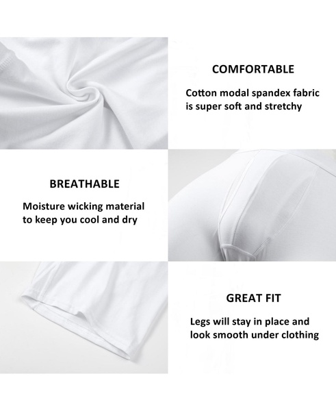 Men's Boxer Briefs 3 Pack Underwear Breathable Comfortable Trunks