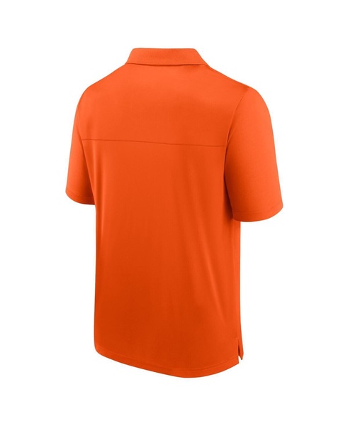 Men's Orange Oklahoma State Cowboys Left Side Block Polo Shirt