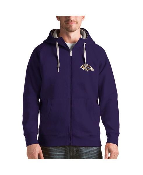 Men's Purple Baltimore Ravens Victory Full-Zip Hoodie