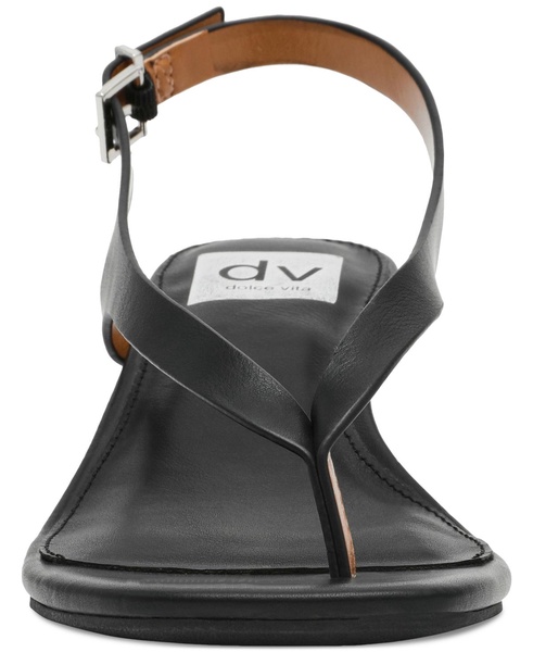 Women's Birdie Ankle-Strap Thong Heeled Dress Sandals