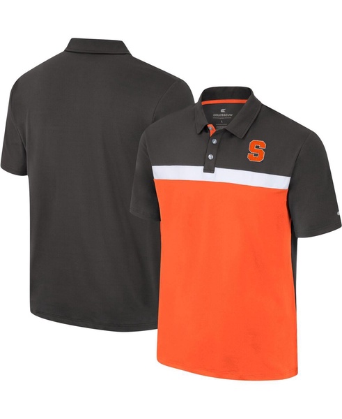 Men's Charcoal Syracuse Orange Two Yutes Polo Shirt