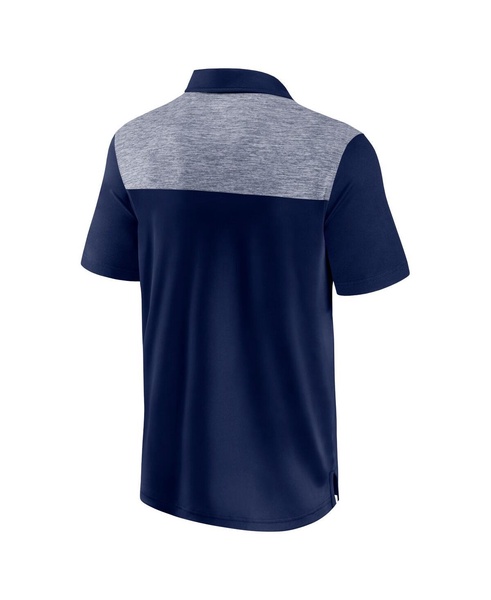 Men's Navy Denver Broncos Long Shot Polo