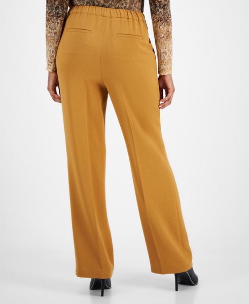 Women's High-Rise Wide-Leg Pants, Created for Macy's