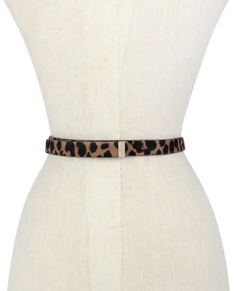 Women's Spotted Haircalf Bow Belt 