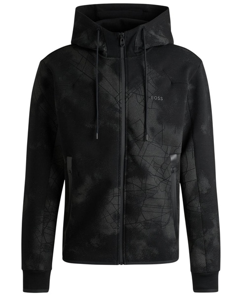 Men’s Reflective Artwork Zip-Up Hoodie