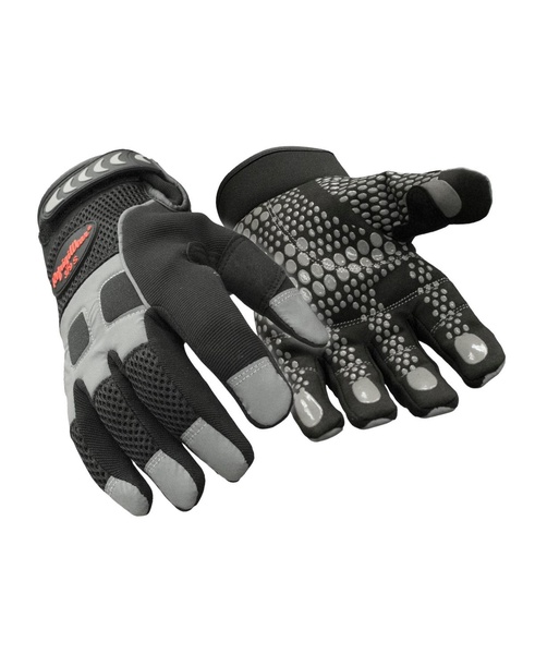 Men's Insulated Fleece Lined HiVis Super Grip Performance Work Gloves