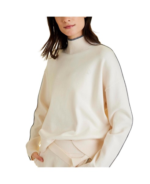Adult Women Framed Knit Mock Neck