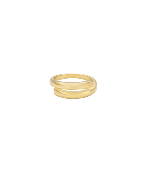 Single Gold Plated Wrap Ring
