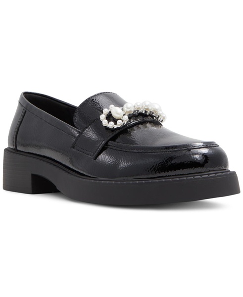 Women's Dinara Embellished Tweed Loafer Flats