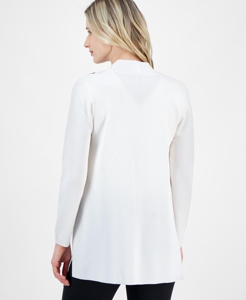 Women's Embellished Open-Front Cardigan Sweater